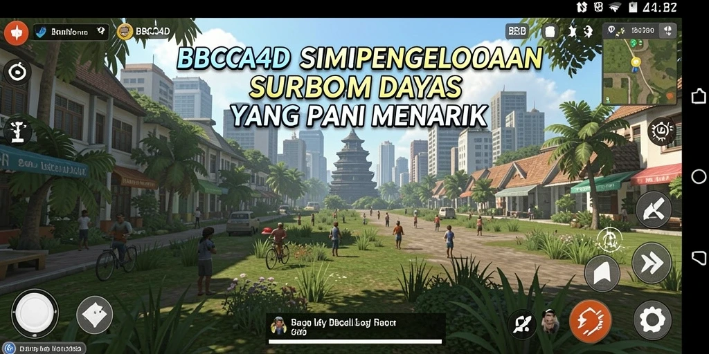 Screenshot BBCA4D menampilkan gameplay simulasi pengelolaan sumber daya yang seru.