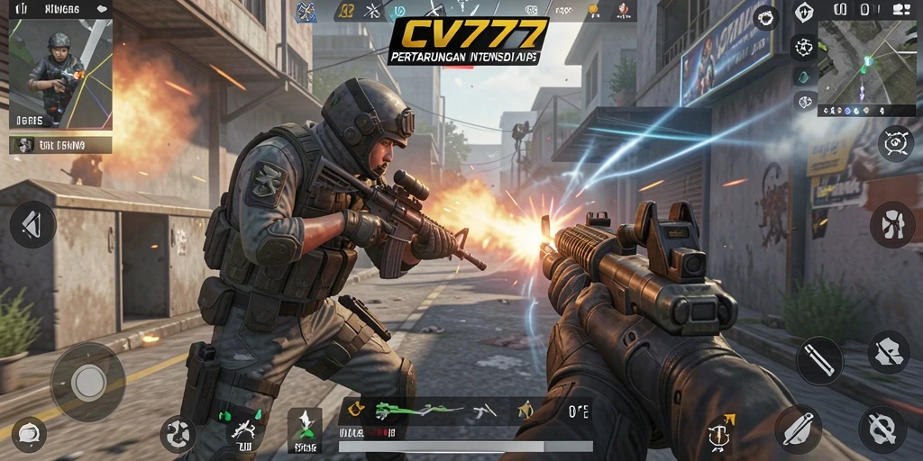 Gameplay seru di CV777 dengan aksi tembak-menembak yang intens.