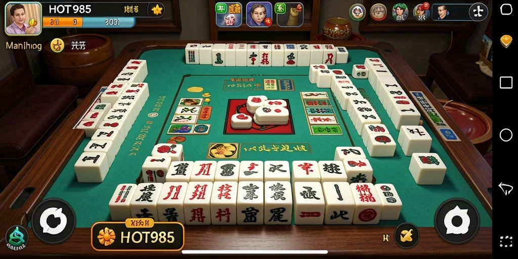 Tampilan permainan Mahjong yang menarik dalam HOT985.