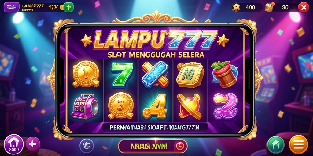 Tampilan gameplay Slot yang menarik di LAMPU777.