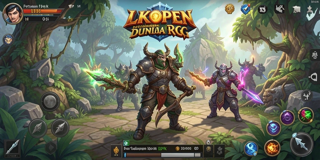 Gameplay menarik dari LKOPEN yang penuh petualangan RPG.