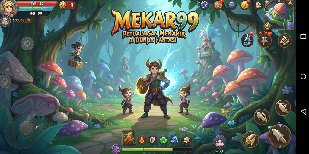 Tampilan gameplay MEKAR99 menampilkan petualangan seru dan grafik menawan.
