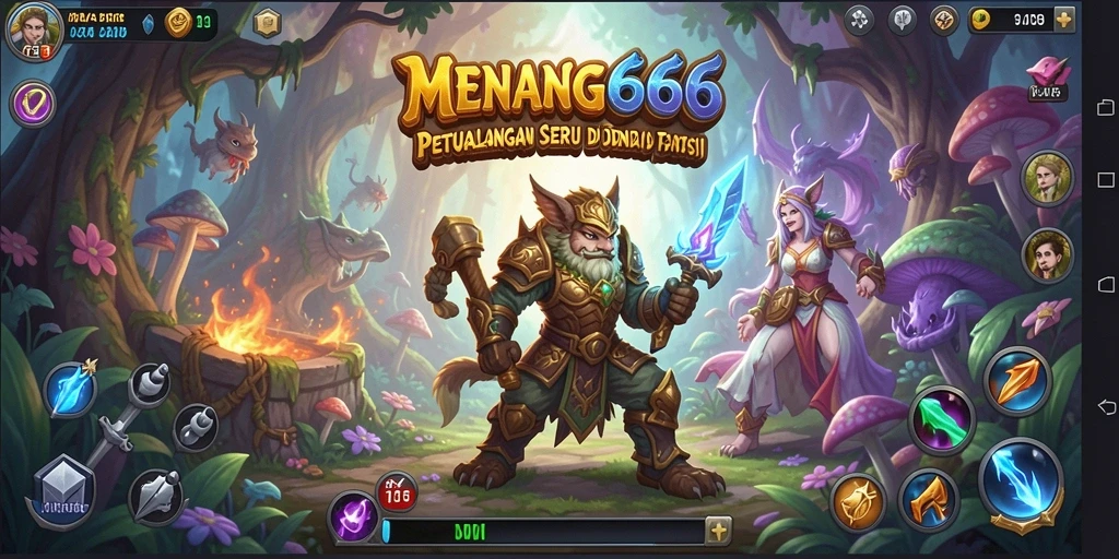 Screenshot MENANG666 menampilkan karakter dalam petualangan menegangkan.