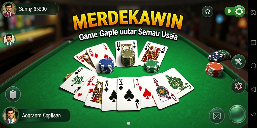 Tampilan gameplay seru dan interaktif di MERDEKAWIN.