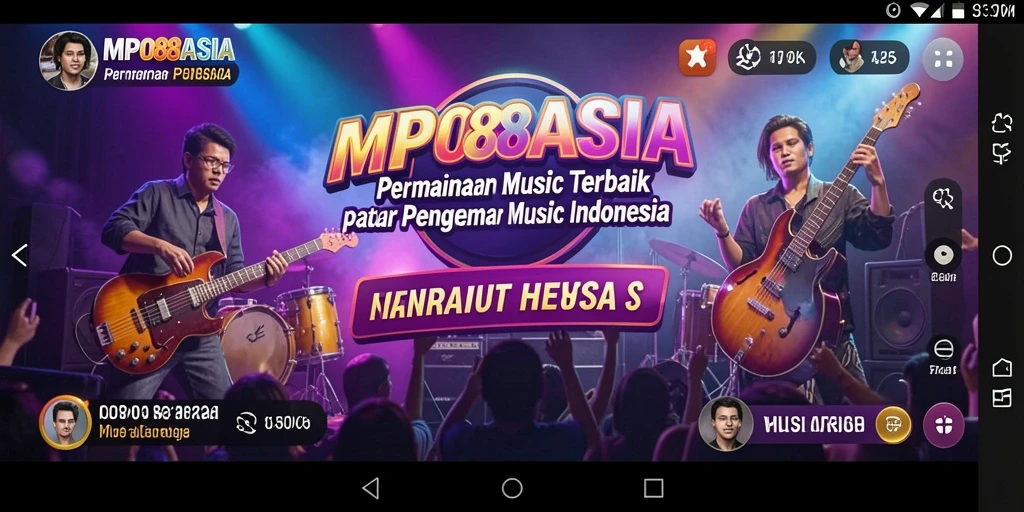 Tampilan gameplay MPO88ASIA yang menarik dengan berbagai lagu.