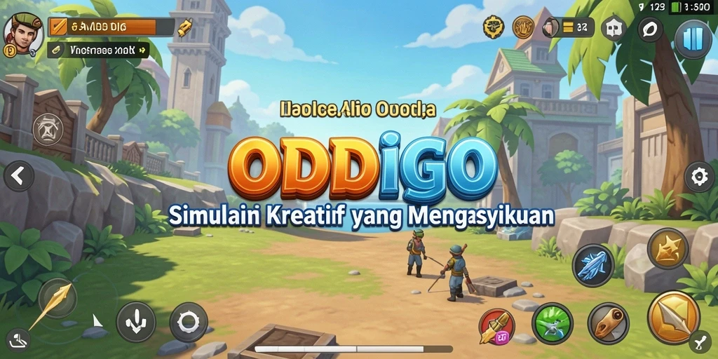 Screenshot ODDIGO yang menunjukkan gameplay imersif dan interaktif.