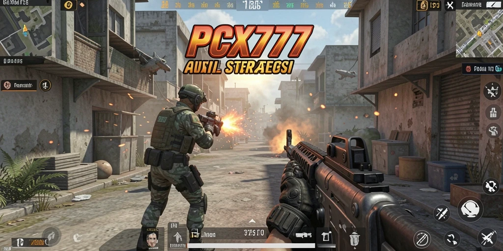Gameplay PCX777 yang intens dan mendebarkan dengan grafik tajam.