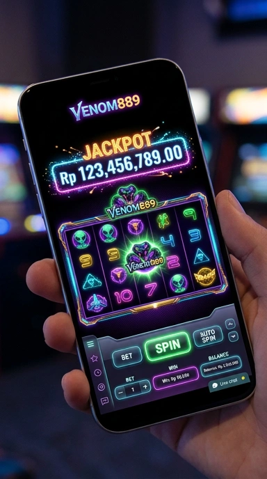 Tampilan utama aplikasi venom889 dengan berbagai pilihan aplikasi.